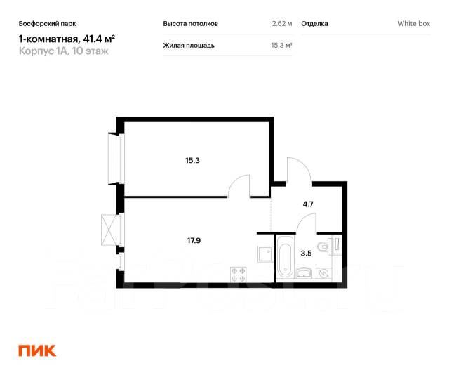 1-комнатная квартира в ЖК Босфорский парк - Купить 1-комнатная квартиру ...
