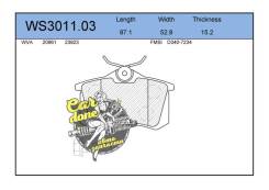    |  | Jeenice WS3011.03 WS301103 