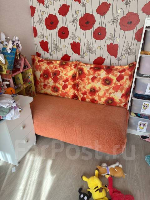 Продам диван-кровать, раскладушка, ткань, коричневый, 157,0 см, 220,0 ...