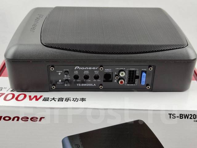 Сабвуфер под сиденье, pioneer 700w (нерабочий), компонентные, 20,3 x 20 ...