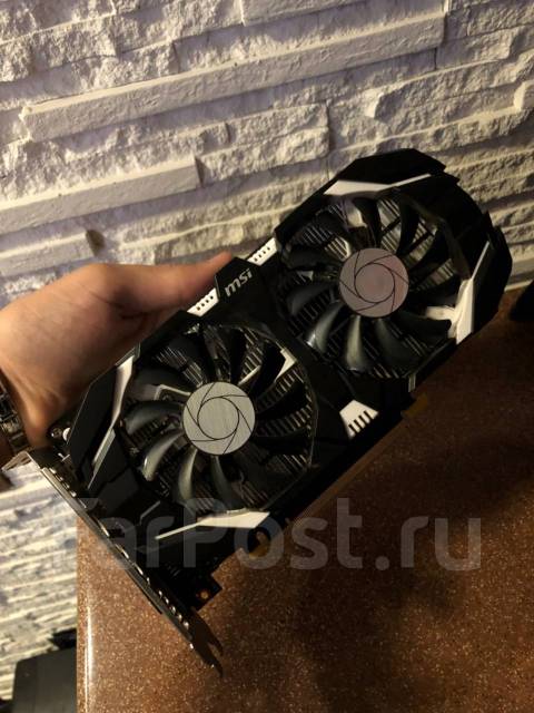 Видеокарта MSI GeForce GTX 1050Ti 4GB, б/у, в наличии. Цена: 5 490₽ во ...
