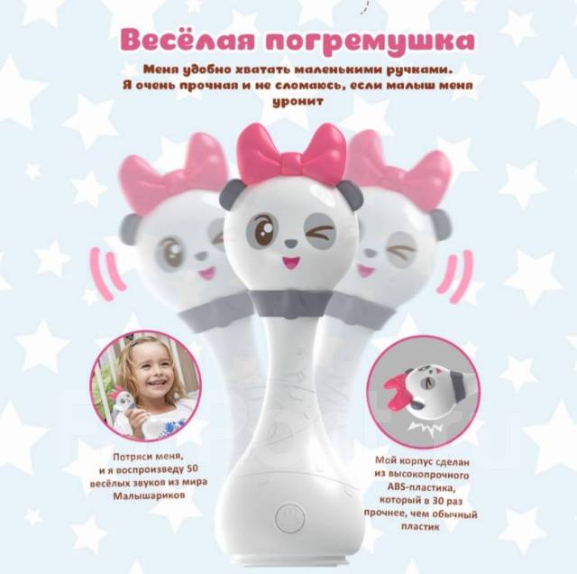 Музыкальная интерактивная игрушка Alilo Малышарики Пандочка R1, новый ...