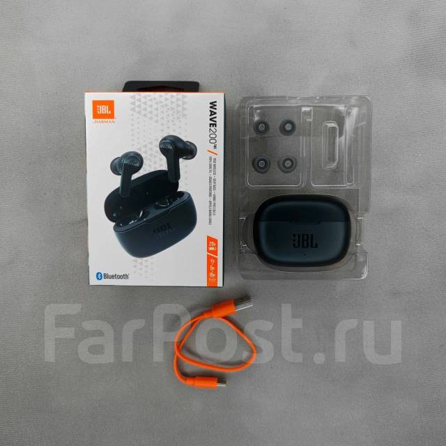 Наушники беспроводные JBL WAVE 200 TWS Чёрный, новый, в наличии. Цена ...