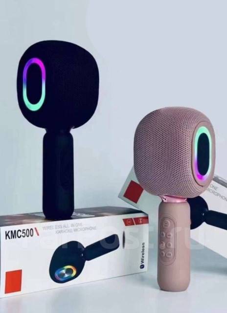 Беспроводной караоке микрофон с встроенной bluetooth колонкой KMC500 ...