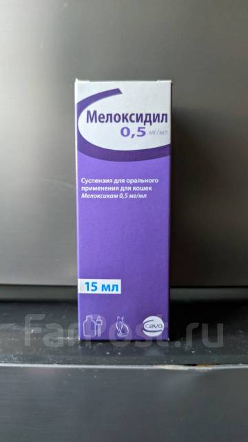 Мелоксидил 0.5мг/мл, суспензия, кошек, в наличии. Цена: 500₽ во ...