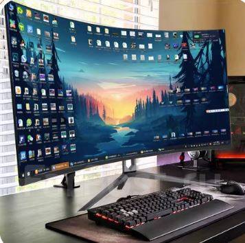 Монитор вогнутый, WANGPAI, ЖК (LCD, LED, QLED), 27", 1920x1080 (Full HD ...