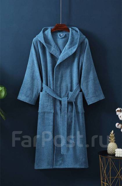 Махровый хлопковый халат в японском стиле, 48, 50, 52, 54, новый, в  наличии. Цена: 3 650₽ во Владивостоке