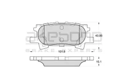 ������� ��������� �������� ������ �������� ��� Lexus RX300-400h (_U3_), Toyota Highlander (_U2_) AN-688WK Akebono AN-688WK AN688WK ����