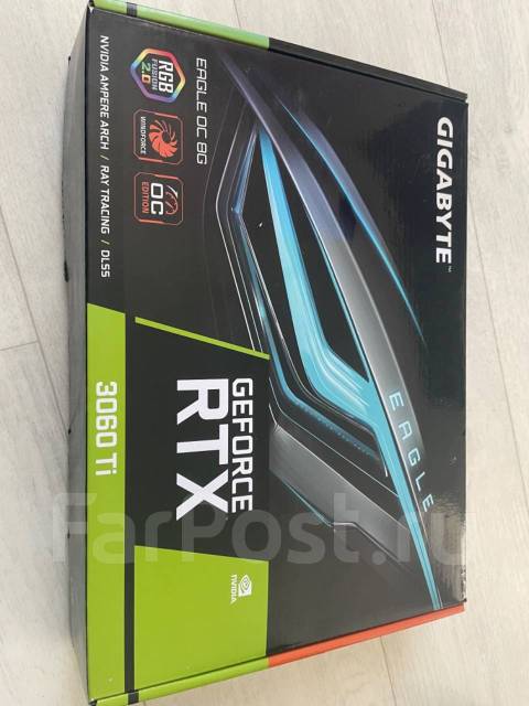 Видеокарта Gigabyte GeForce RTX 3060ti Eagle OC 8Gb, б/у, в наличии ...