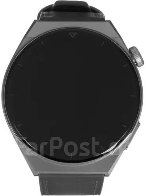 Умные часы Huawei Watch GT 3 Pro 46 мм NFC RU, серый, титан, кожа ...