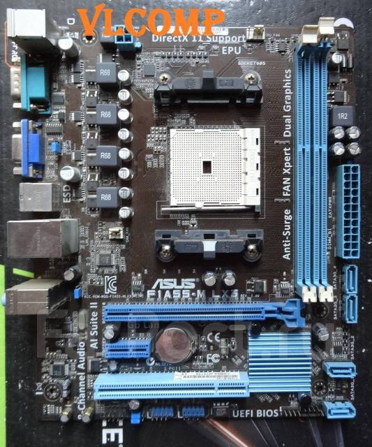 Материнская плата FM1 AMD Asus F1A55-M LX3 с дефектом, б/у, в наличии ...