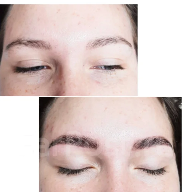 Наращивание, ламинирование ресниц, коррекция бровей микроблейдинг бро ...