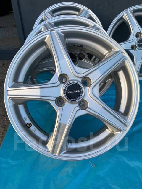 Литые диски R15, Bridgestone Balminum, 15", 1 шт, 4x100, 71,1 мм. 4 шт ...
