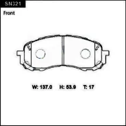 ��������� ������� �������� SN321 Advics (AN-785/GP-07058) SN321 ����