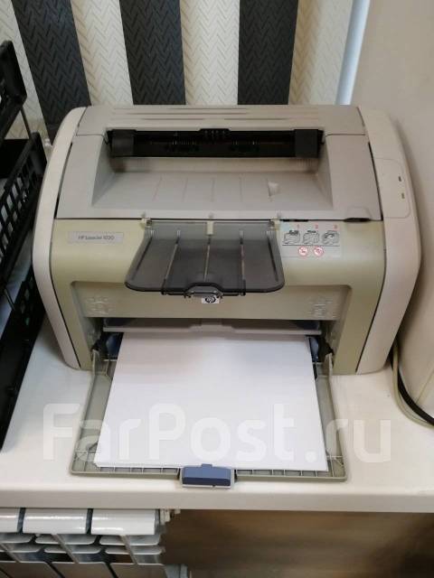 Лазерный принтер HP Laserjet 1018, б/у, в наличии. Цена: 11 000₽ во ...