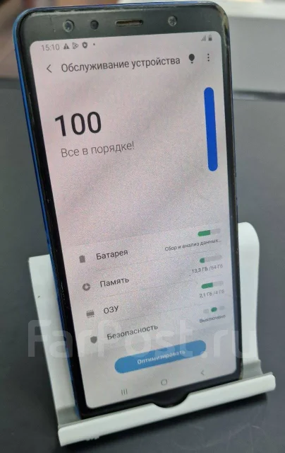 Samsung Galaxy A7 2018. �����, 64 ��, �����, 3G, 4G LTE, Dual-SIM, NFC ����
