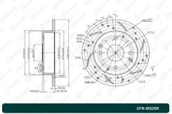 ���� ��������� ��������������� ������ G-Brake GFR01325R GFR01325R ����