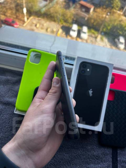 iPhone 11 64gb Black Идеал! Полный комплект! АКБ100, 64 гб, 6.10 ...