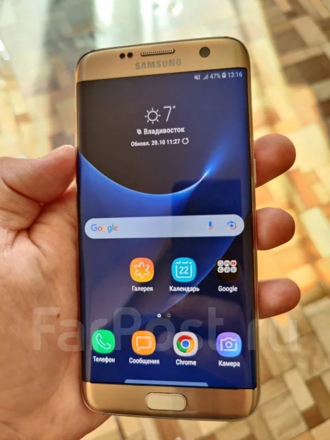 Samsung Galaxy S7 Edge. �/�, 32 ��, �������, 3G, 4G LTE, Dual-SIM, ����������, NFC ����
