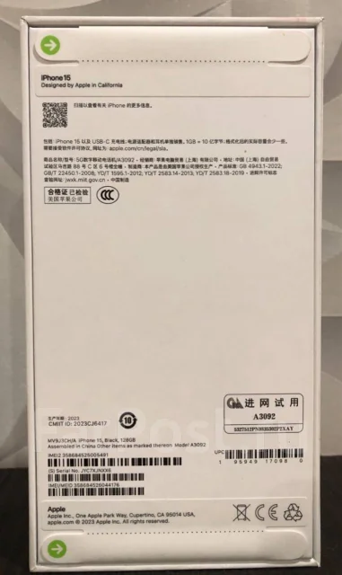 Apple iPhone 15. �����, �� 8 ��, ������, 3G, 4G LTE, 5G ����