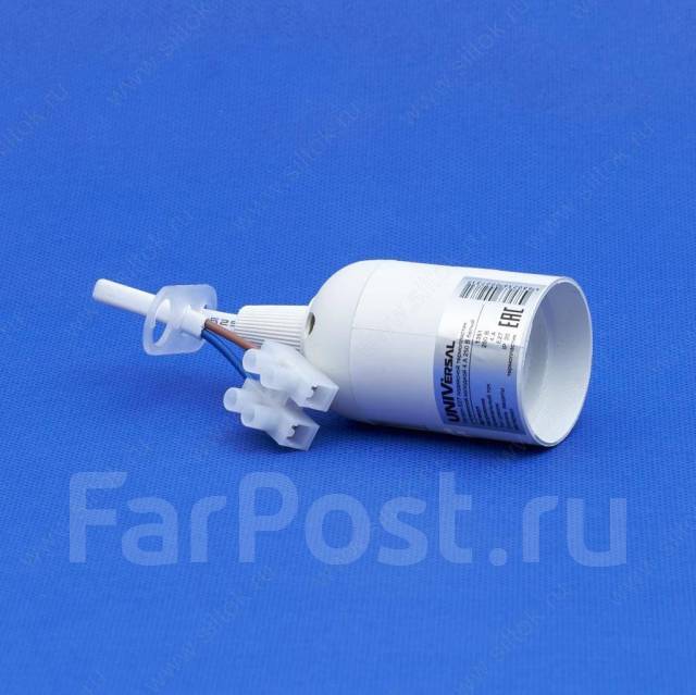 Патрон UNIVersal подвесной термопластик с клеммой Е27 4А белый, новый ...
