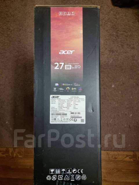 27" Монитор Acer Nitro XV272UPbmiiprzx [UM. HX2EE. P01], ЖК (LCD, LED ...