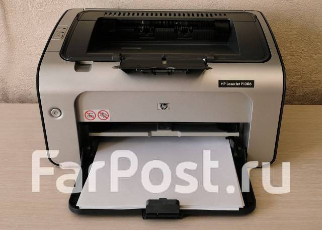 Лазерный принтер HP LaserJet P1006. Cостояние нового! Комплект, б/у, в ...