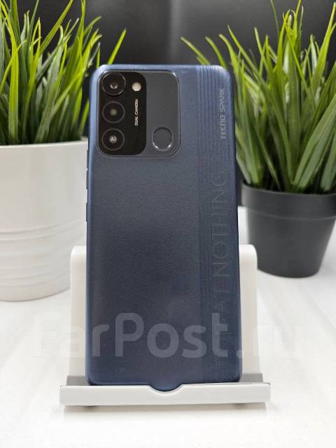 Tecno Spark 8C 4+1/64GB, 64 гб, 6.60", моноблок, серый, 3G, 4G LTE ...