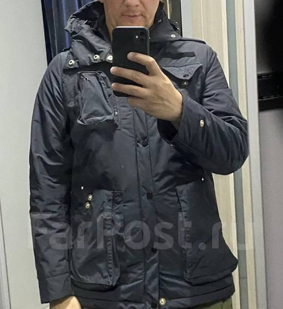 Куртка парка мужская демисезонная Albione, 48, 50, б/у, в наличии. Цена ...