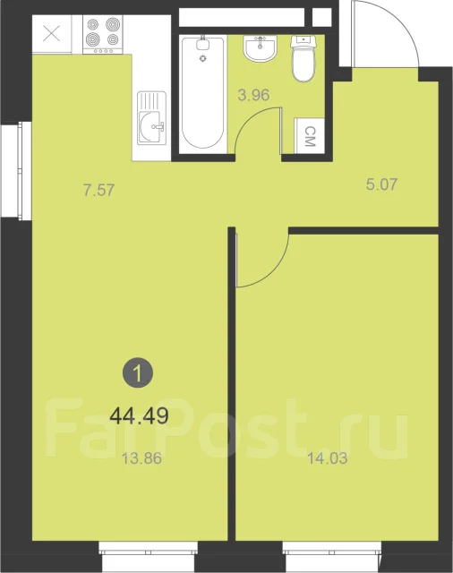 1-комнатная квартира в ЖК ТАММ - Купить 1-комнатная квартиру во ...
