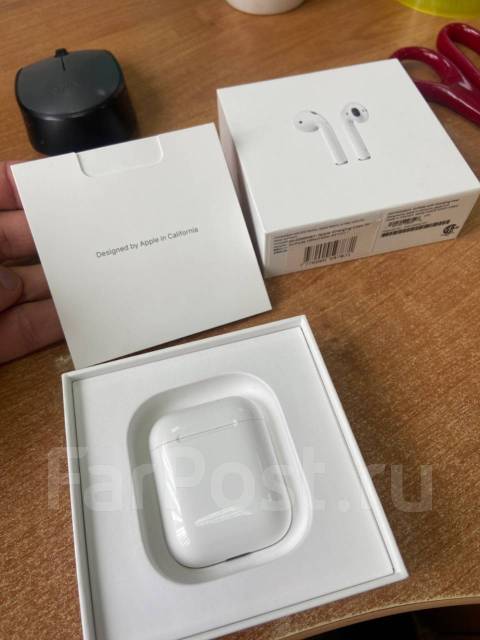 Наушники беспроводные Apple Airpods 1 (оригинал), б/у, в наличии. Цена ...