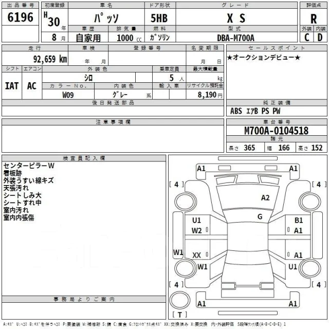 Toyota Passo. ��������, ��������, 1.0 (69��.�.), ������, 90����. ��, �/� ����