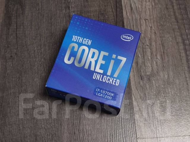 Процессор Intel Core i7-10700K BOX (Гарантия ДНС), б/у, в наличии. Цена ...