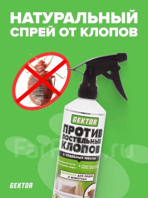 ЭКО-Спрей Gektor (Гектор) от клопов 500 мл, новый, в наличии. Цена: 900 ...