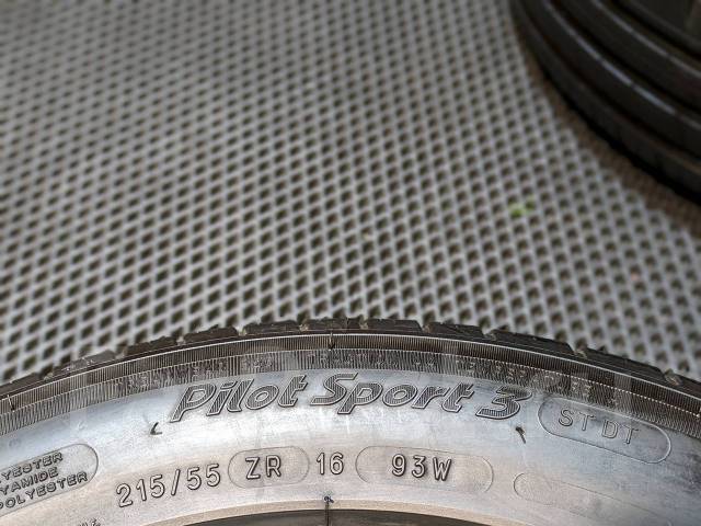 Michelin Pilot Sport 3, 215/55 R16, 16", 1 шт, в наличии, 215 мм, 55 % ...