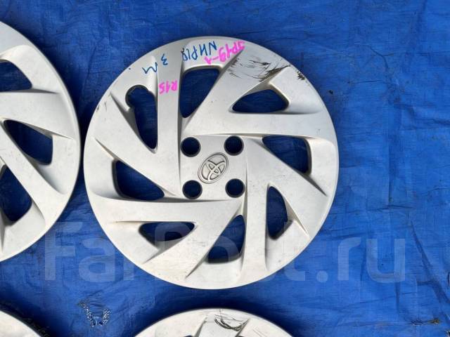 Комплект колпаков на колеса Toyota R15. JP19-1, 15", 1 шт, 4 шт, б/у, в ...