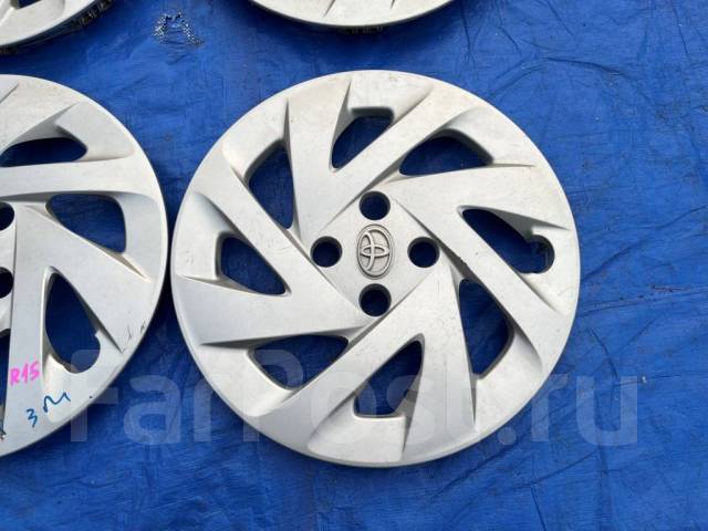 Комплект колпаков на колеса Toyota R15. JP19-1, 15", 1 шт, 4 шт, б/у, в ...