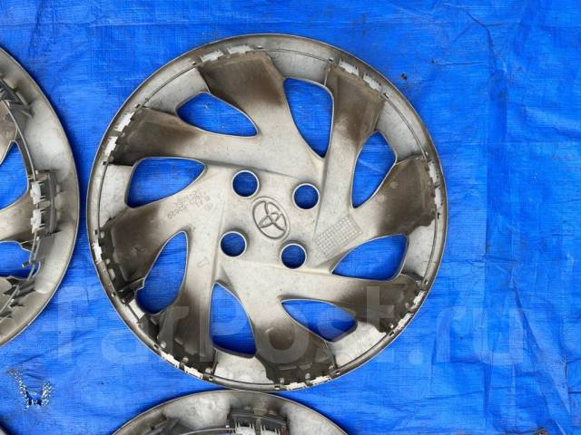 Комплект колпаков на колеса Toyota R15. JP19-1, 15", 1 шт, 4 шт, б/у, в ...