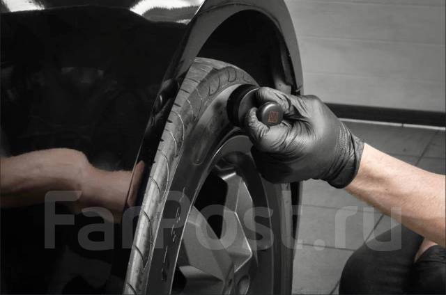 Glosswork Tire Dressing Brush Ворсовый аппликатор для чернения шин, новый,  в наличии. Цена: 449₽ во Владивостоке