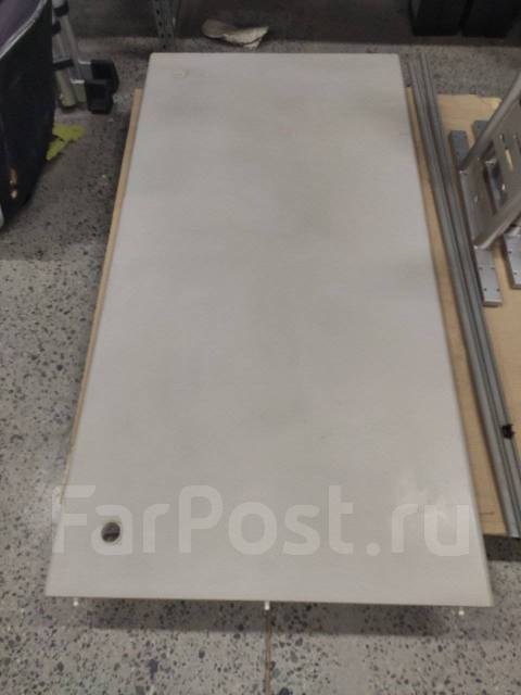Стол офисный прямой 150х72 (Ю. Корея), прямоугольный, дсп, мдф, серый ...