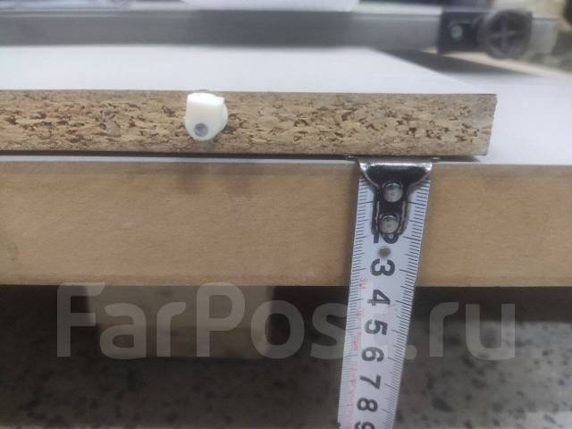 Стол офисный прямой 150х72 (Ю. Корея), прямоугольный, дсп, мдф, серый ...