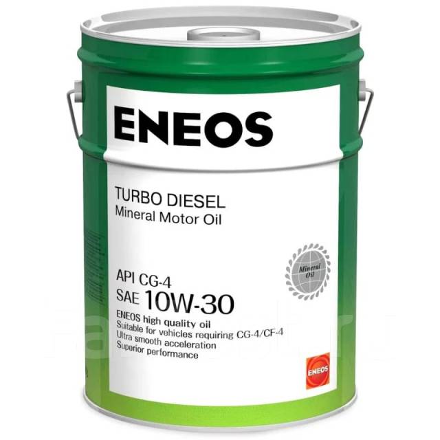 Масло моторное Eneos Turbo Diesel 10w30, минеральное, API CG-4/CF-4 ...