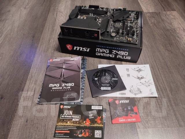 Материнская плата MSI MPG Z490 Gaming PLUS, б/у, в наличии. Цена: 11 ...