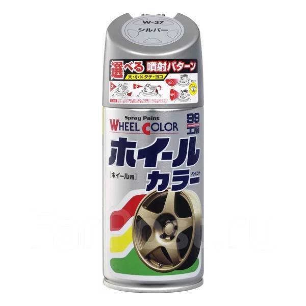 Краска аэрозольная Soft 99 Wheel Color Paint W-36, для суппортов и ...