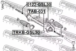 ���� ������� Toyota Sienna ASL30, GSL3# 2011.09- [GR] Febest 0122GSL30 0122GSL30 ����