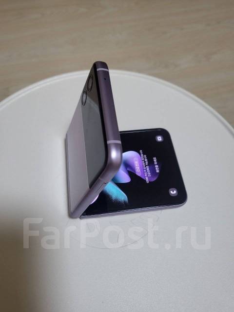 Самсунг Galaxy Z Flip3 5G, 256 гб, 6.70", раскладушка, фиолетовый, 4G ...
