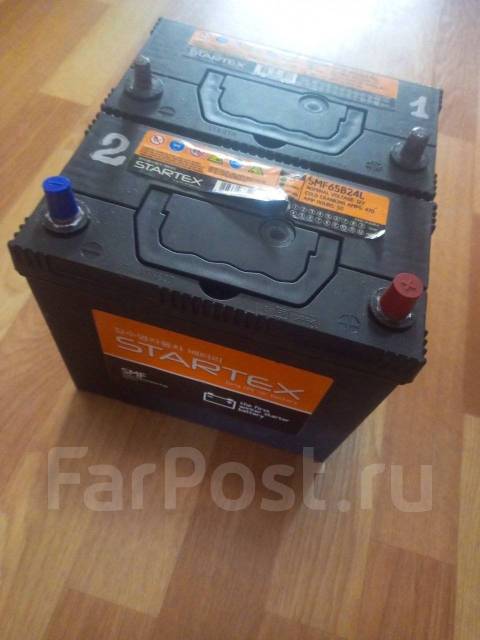 12 вольт Аккумулятор 50 ампер часов, Startex, 50 А.ч. 470 А. б/у, в ...