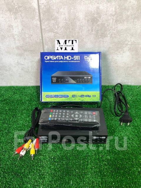 Цифровая ТВ приставка DVB-T2, HD Орбита 911 (Рисивер), новый, в наличии ...