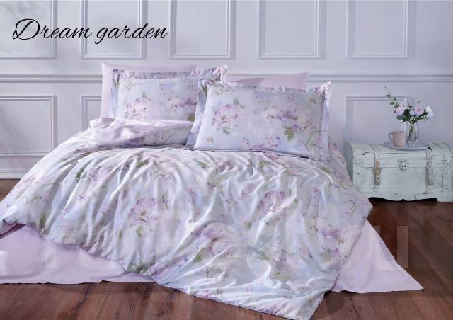 Комплект постельного белья ЕВРО, пр-во Турция Dream Garden Евро, новый ...