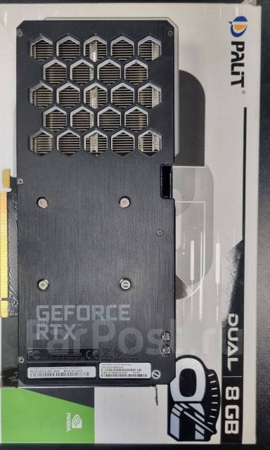 Видеокарта Palit GeForce RTX 3060 Ti DUAL, б/у, в наличии. Цена: 28 999 ...